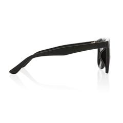 Vue Lunettes de soleil en fibre de paille de couleur noir| Krokrodeal