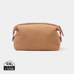 Vue VINGA Trouse de toilette Sloane RPET RCS de couleur marron| Krokrodeal