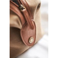 Vue VINGA Trouse de toilette Sloane RPET RCS de couleur marron| Krokrodeal