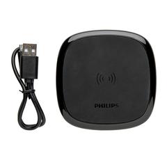 Vue Chargeur Qi 10W Sans Fil Philips de couleur noir| Krokrodeal