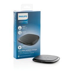 Vue Chargeur Qi 10W Sans Fil Philips de couleur noir| Krokrodeal