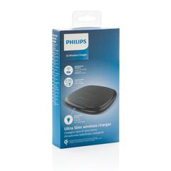 Vue Chargeur Qi 10W Sans Fil Philips de couleur noir| Krokrodeal
