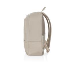 Vue Sac à dos ordinateur 15,6" en rPET AWARE™ Armond de couleur beige| Krokrodeal