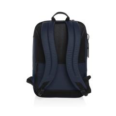 Vue Sac à dos ordinateur 15,6" en rPET AWARE™ Armond de couleur bleu| Krokrodeal