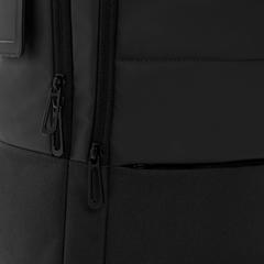 Vue Sac à dos ordinateur 15,6" en rPET AWARE™ Armond de couleur noir| Krokrodeal