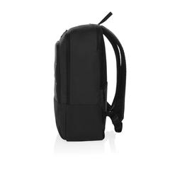 Vue Sac à dos ordinateur 15,6" en rPET AWARE™ Armond de couleur noir| Krokrodeal