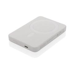 Vue Powerbank magnétique 5000mAh en plastique RCS Magnetix de couleur blanc| Krokrodeal