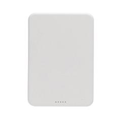Vue Powerbank magnétique 5000mAh en plastique RCS Magnetix de couleur blanc| Krokrodeal