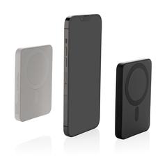 Vue Powerbank magnétique 5000mAh en plastique RCS Magnetix de couleur blanc| Krokrodeal