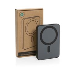 Vue Powerbank magnétique 5000mAh en plastique RCS Magnetix de couleur noir| Krokrodeal