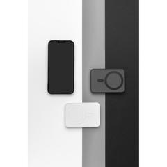 Vue Powerbank magnétique 5000mAh en plastique RCS Magnetix de couleur noir| Krokrodeal