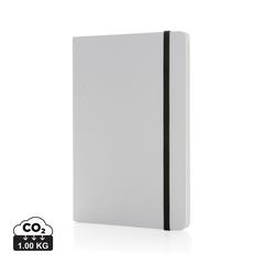 Vue Cahier A5 en kraft recyclé et papier de verre Craftstone de couleur blanc| Krokrodeal