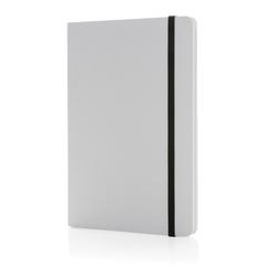 Vue Cahier A5 en kraft recyclé et papier de verre Craftstone de couleur blanc| Krokrodeal