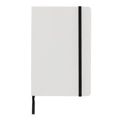 Vue Cahier A5 en kraft recyclé et papier de verre Craftstone de couleur blanc| Krokrodeal