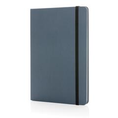 Vue Cahier A5 en kraft recyclé et papier de verre Craftstone de couleur bleu| Krokrodeal