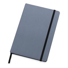 Vue Cahier A5 en kraft recyclé et papier de verre Craftstone de couleur bleu| Krokrodeal
