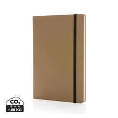 Vue Cahier A5 en kraft recyclé et papier de verre Craftstone de couleur marron| Krokrodeal