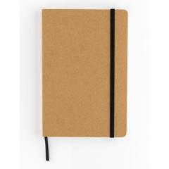 Vue Cahier A5 en kraft recyclé et papier de verre Craftstone de couleur marron| Krokrodeal