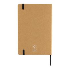 Vue Cahier A5 en kraft recyclé et papier de verre Craftstone de couleur marron| Krokrodeal
