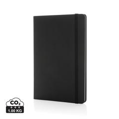 Vue Cahier A5 en kraft recyclé et papier de verre Craftstone de couleur noir| Krokrodeal