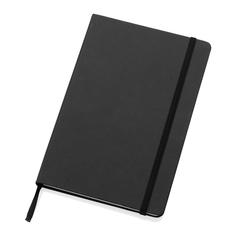 Vue Cahier A5 en kraft recyclé et papier de verre Craftstone de couleur noir| Krokrodeal