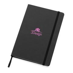 Vue Cahier A5 en kraft recyclé et papier de verre Craftstone de couleur noir| Krokrodeal