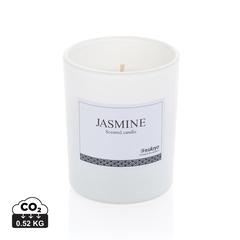 Vue Bougie parfumée dans un verre Ukiyo de couleur blanc| Krokrodeal