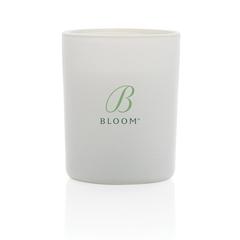 Vue Bougie parfumée dans un verre Ukiyo de couleur blanc| Krokrodeal