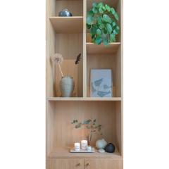 Vue Bougie parfumée dans un verre Ukiyo de couleur blanc| Krokrodeal