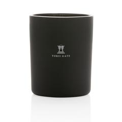Vue Bougie parfumée dans un verre Ukiyo de couleur noir| Krokrodeal