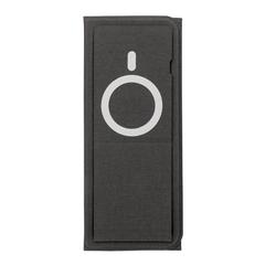 Vue Support téléphone magnétique 10W Artic de couleur noir| Krokrodeal