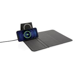 Vue Support téléphone magnétique 10W Artic de couleur noir| Krokrodeal