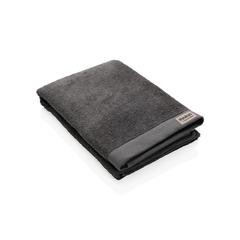 Vue Serviette bain 70x140cm Ukiyo Sakura AWARE™ Made in Europe de couleur gris| Krokrodeal