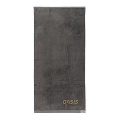 Vue Serviette bain 70x140cm Ukiyo Sakura AWARE™ Made in Europe de couleur gris| Krokrodeal