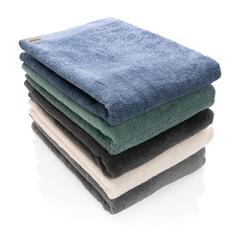 Vue Serviette bain 70x140cm Ukiyo Sakura AWARE™ Made in Europe de couleur gris| Krokrodeal