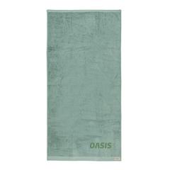Vue Serviette bain 70x140cm Ukiyo Sakura AWARE™ Made in Europe de couleur vert| Krokrodeal