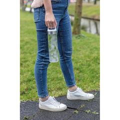 Vue Bouteille Tritan étanche de couleur blanc| Krokrodeal