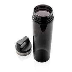 Vue Bouteille Tritan étanche de couleur noir| Krokrodeal