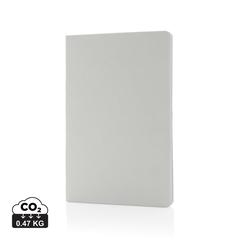 Vue Cahier A5 en papier kraft Salton de couleur blanc| Krokrodeal