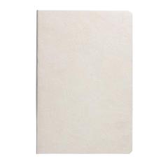 Vue Cahier A5 en papier kraft Salton de couleur blanc| Krokrodeal