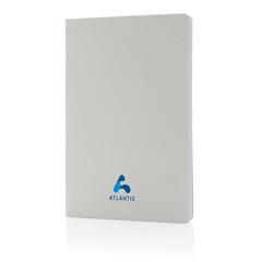 Vue Cahier A5 en papier kraft Salton de couleur blanc| Krokrodeal