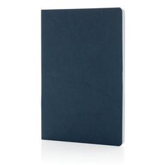 Vue Cahier A5 en papier kraft Salton de couleur bleu| Krokrodeal