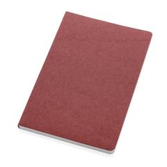 Vue Cahier A5 en papier kraft Salton de couleur rouge| Krokrodeal