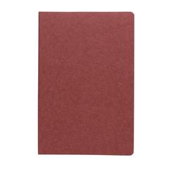Vue Cahier A5 en papier kraft Salton de couleur rouge| Krokrodeal