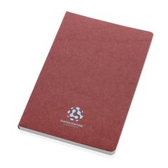 Vue Cahier A5 en papier kraft Salton de couleur rouge| Krokrodeal
