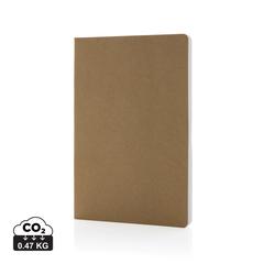 Vue Cahier A5 en papier kraft Salton de couleur marron| Krokrodeal
