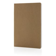 Vue Cahier A5 en papier kraft Salton de couleur marron| Krokrodeal