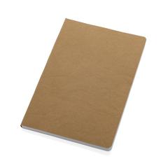 Vue Cahier A5 en papier kraft Salton de couleur marron| Krokrodeal