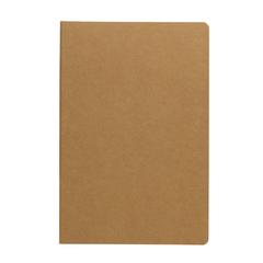 Vue Cahier A5 en papier kraft Salton de couleur marron| Krokrodeal