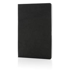 Vue Cahier A5 en papier kraft Salton de couleur noir| Krokrodeal